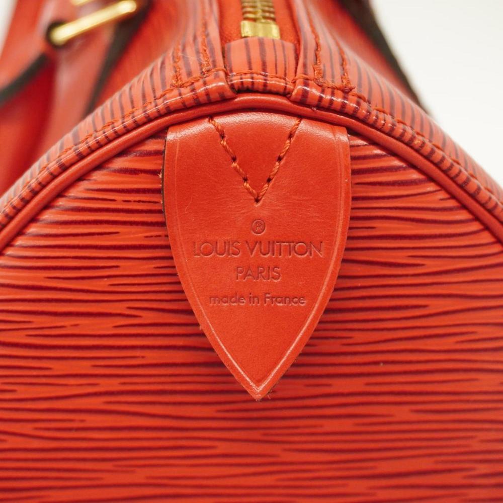 Louis Vuitton Red Epi Leather Speedy Satchel - Picture 5 of 16